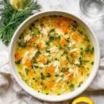 Creamy Greek Lemon Chicken Soup Recipe