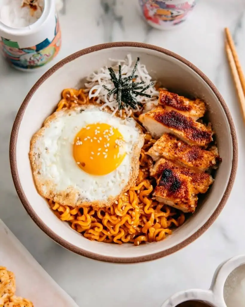 Homemade Buldak Carbonara Recipe