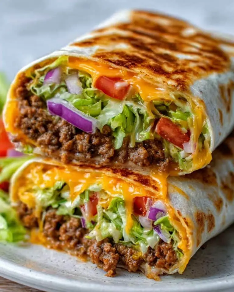 Big Mac Wraps with Homemade Special Sauce Recipe
