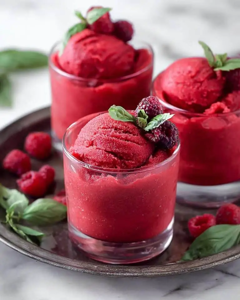 Refreshing Raspberry Sorbet Recipe