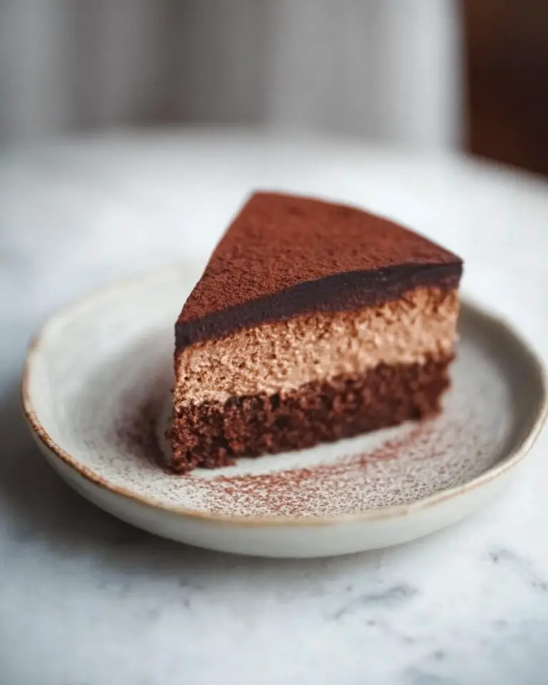 Triple Chocolate Mousse Cake with Coffee Flavor Recipe