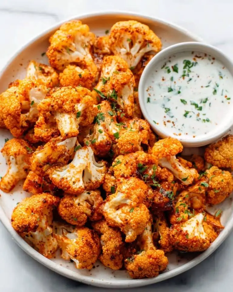 Crispy Buffalo Cauliflower Bites Recipe
