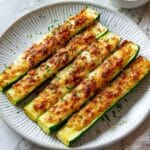 Air Fryer Zucchini Spears with Parmesan Recipe