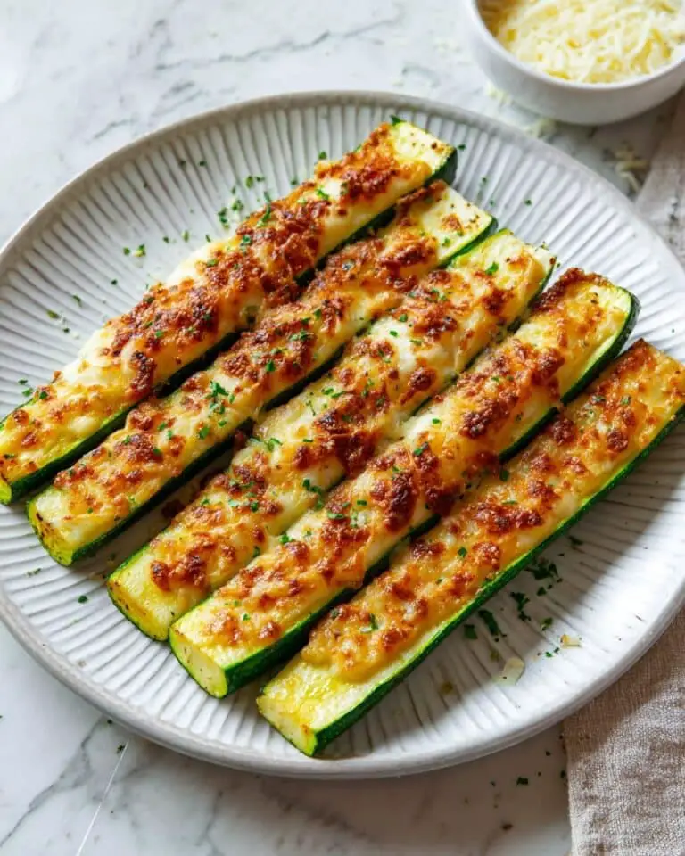 Air Fryer Zucchini Spears with Parmesan Recipe