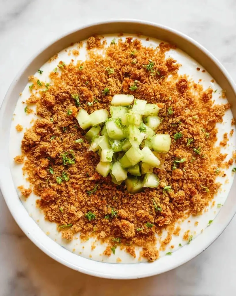 Fried Pickle Dip with White Cheddar Recipe