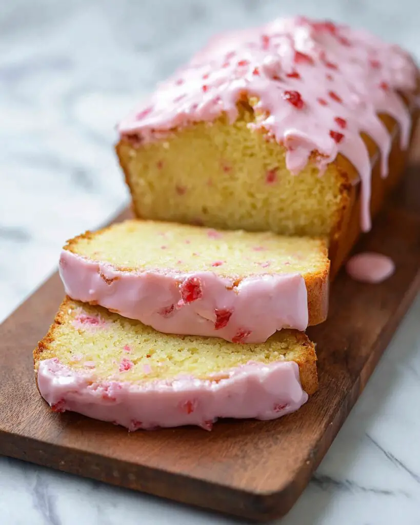 Raspberry Glazed Key Lime Cake Recipe
