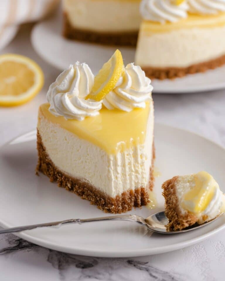 Lemon Curd Cheesecake Recipe