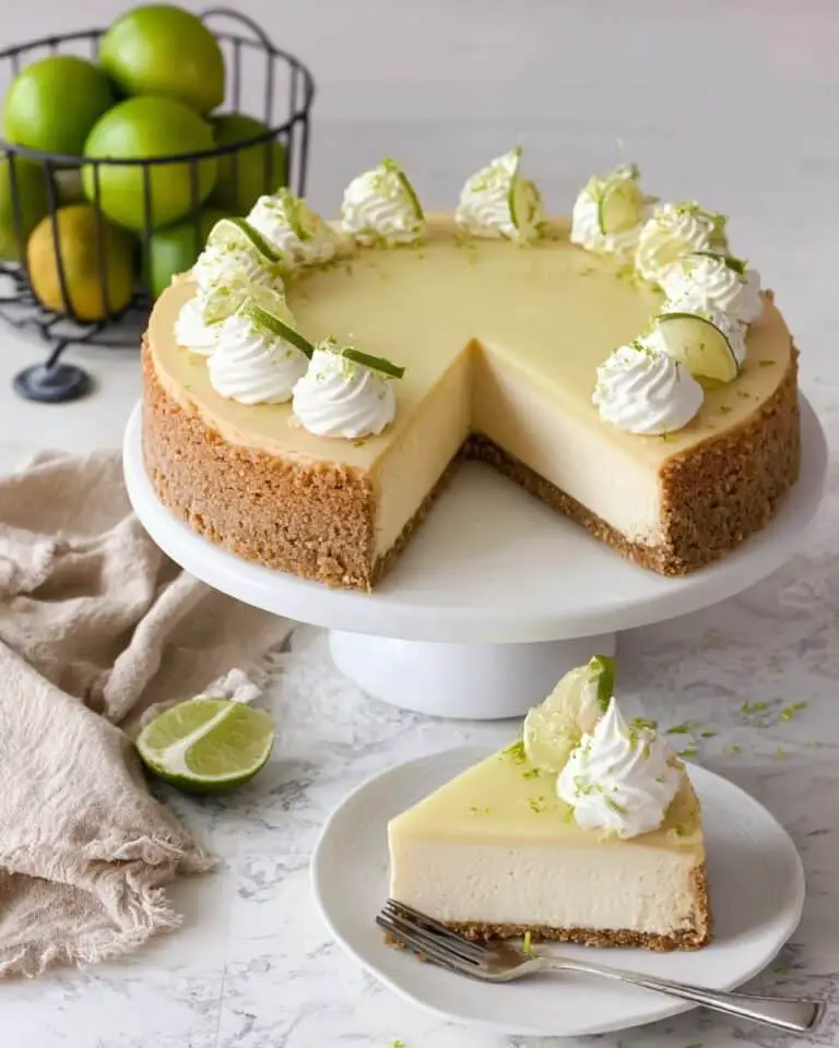 White Chocolate Lime Cheesecake Delight Recipe