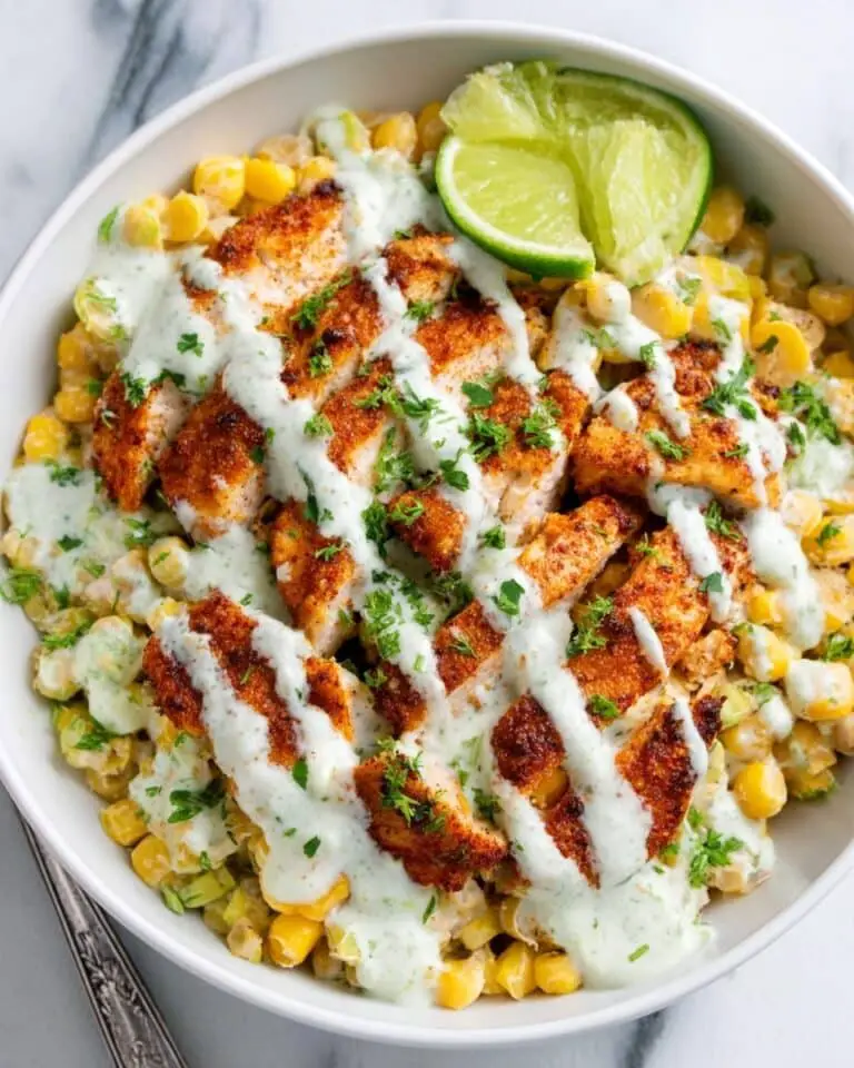Delicious Street Corn Chicken Rice Bowl Recipe