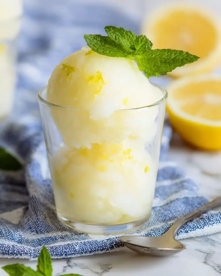 Lemon Sorbet Recipe