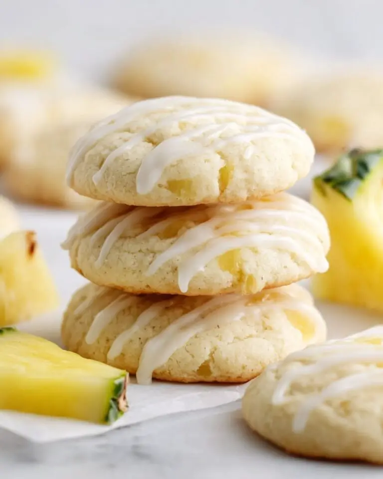 Pineapple Cream Cheese Cookies with Pineapple Glaze Recipe