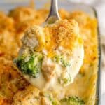 Chicken Divan with Broccoli, Creamy Cheese Sauce, and Crispy Ritz Topping Recipe