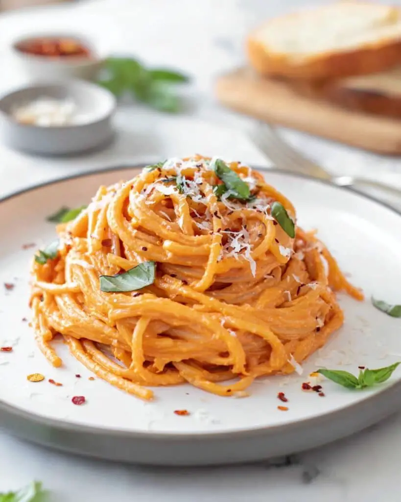 Creamy Tomato Pasta Sauce with Cream Cheese Recipe