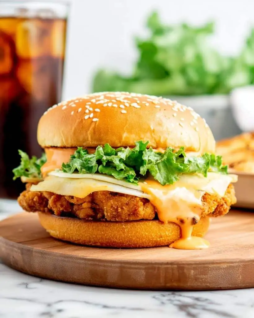 Homemade KFC Zinger Burger Recipe