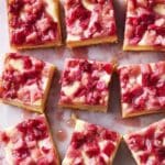 Cozy Small Batch Rhubarb Custard Bars Recipe