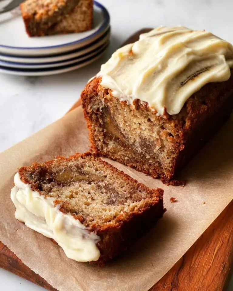 Cinnamon Roll Banana Bread Recipe