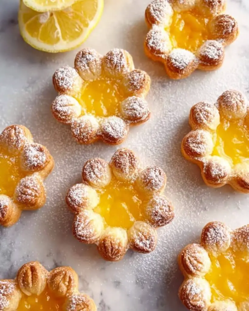 Lemon Curd Puff Pastry Cups Recipe