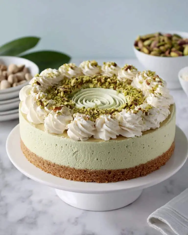 No Bake Pistachio Cheesecake Delight Recipe