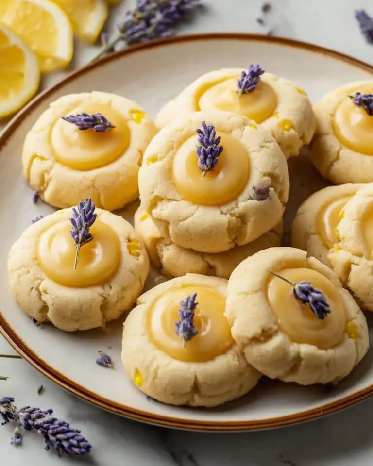 Lemon Lavender Thumbprint Cookies Recipe
