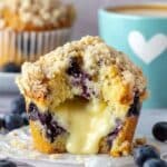 Juicy Blueberry Cream Cheese Muffins Recipe