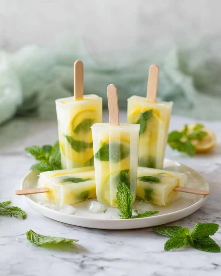 Mojito Popsicles (Vegan, Paleo, AIP, Non-Alcoholic) Recipe