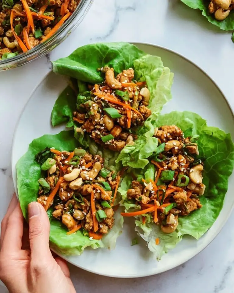 Thai Chicken Lettuce Wraps Recipe