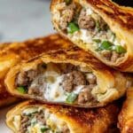 Philly Cheesesteak Egg Rolls Recipe
