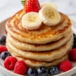 Banana Oat Egg Pancakes (3 Ingredients!) Recipe