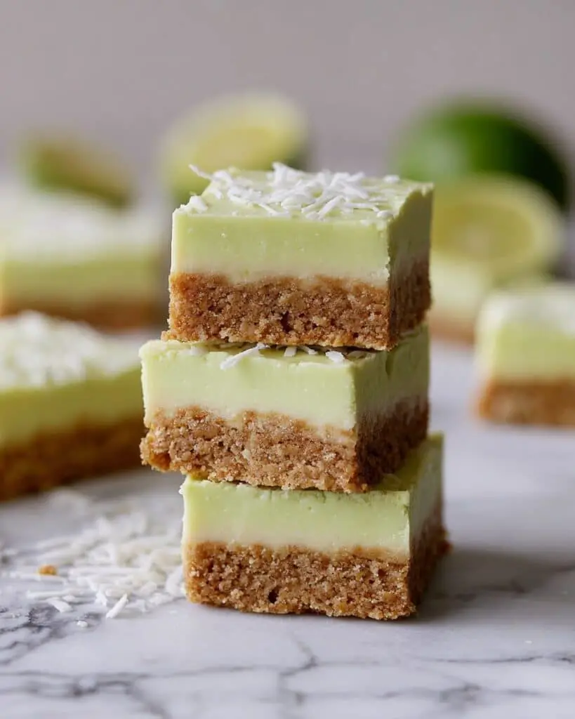 Easy Starbucks Lime Frosted Coconut Bars Copycat Recipe