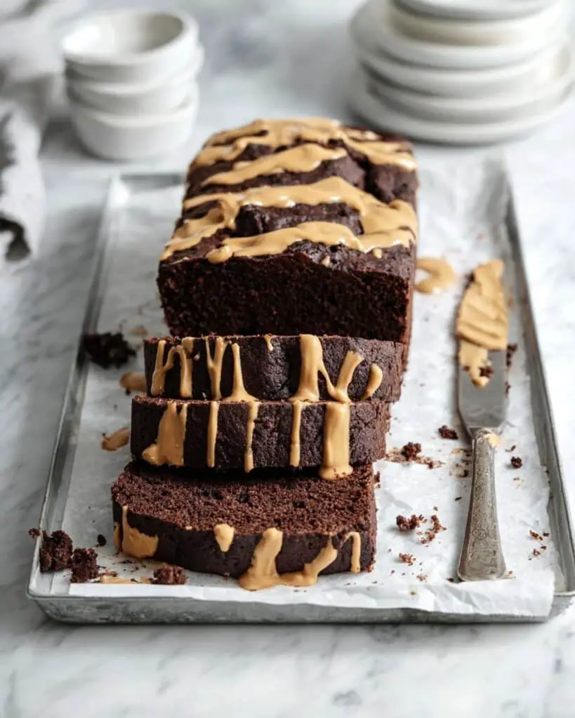 Chocolate Peanut Butter Banana Bread Recipe