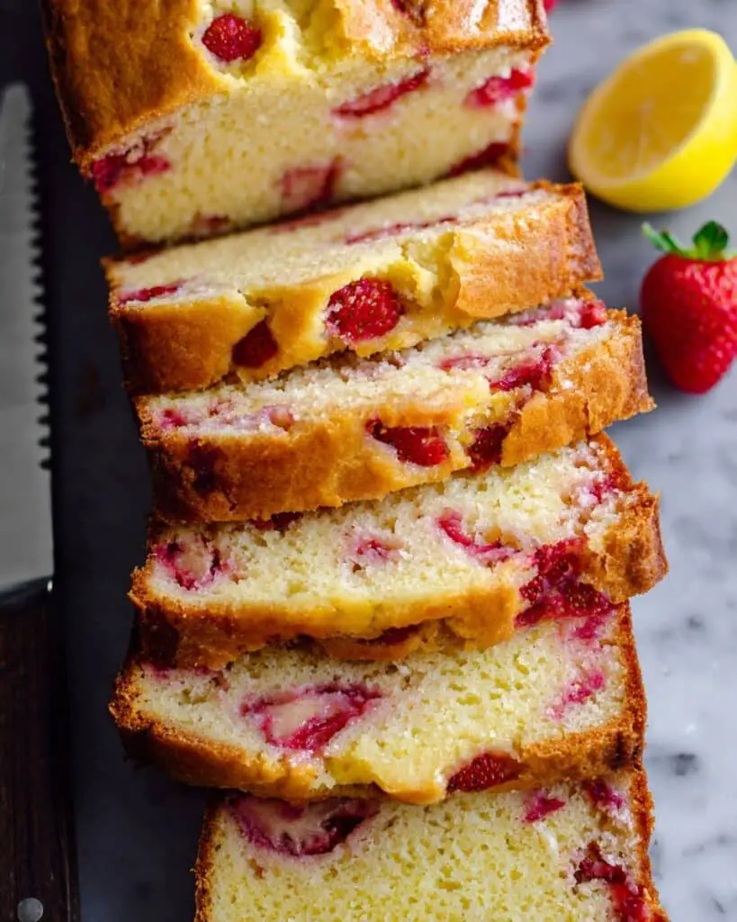 Strawberry Lemonade Quick Bread Recipe