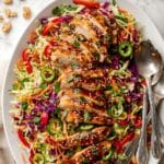 Sesame Chicken Cabbage Crunch Salad Recipe