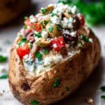 Mediterranean Loaded Baked Potato Recipe