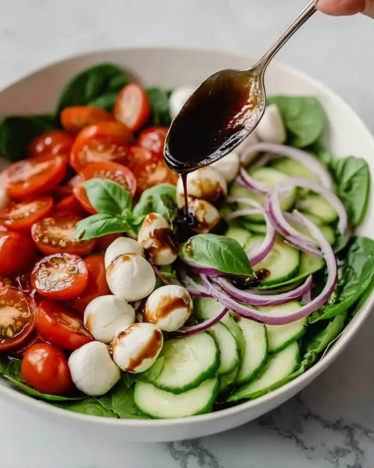 Fresh Cucumber Caprese Salad Recipe