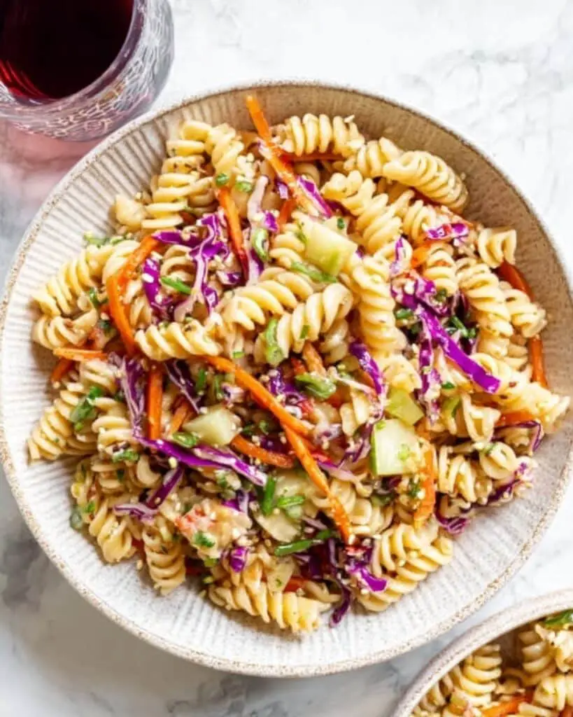 Protein Packed Thai Pasta Salad Recipe