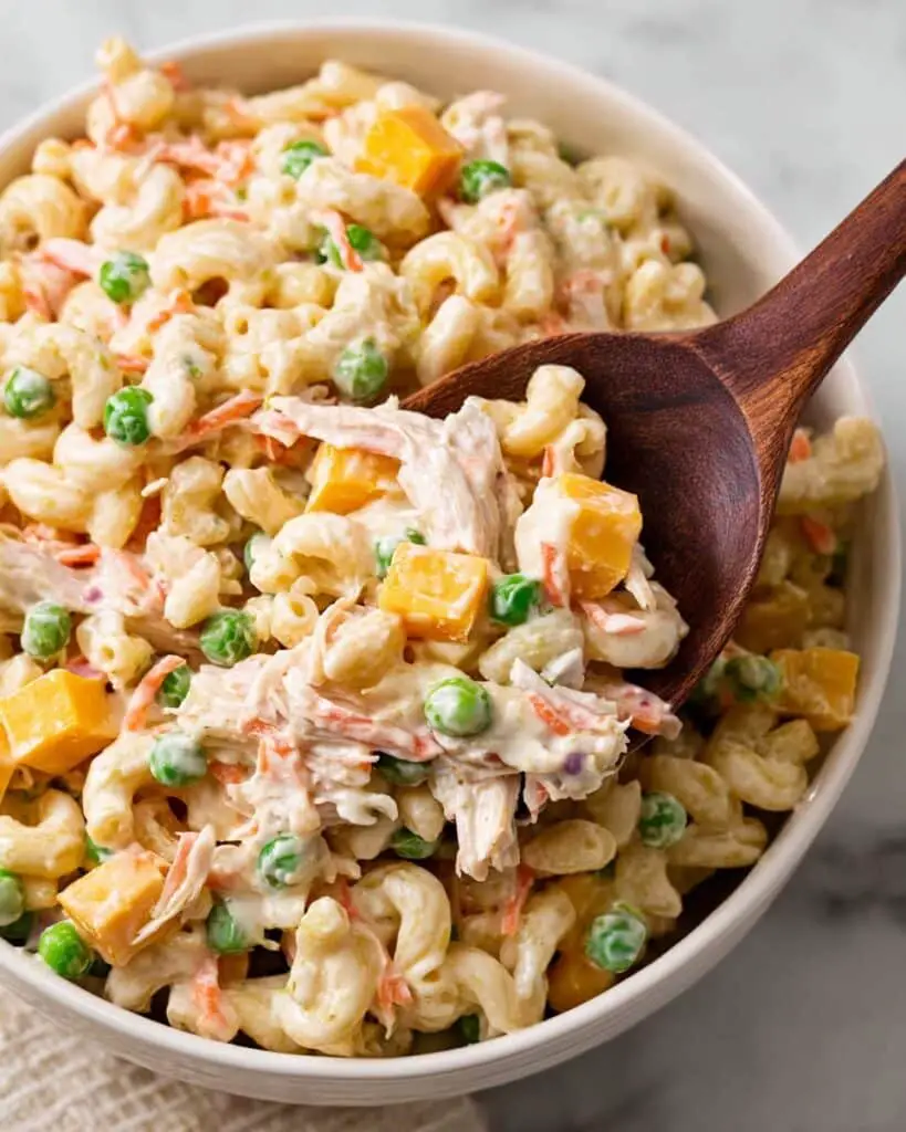 Quick and Easy Chicken Macaroni Salad Recipe