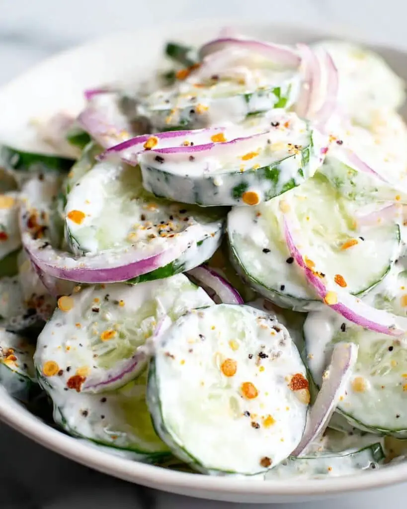 Cucumber Everything Bagel Salad Recipe