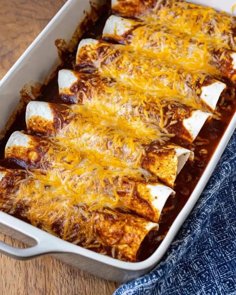 Shredded Beef Enchiladas with Slow Cooker Beef Recipe