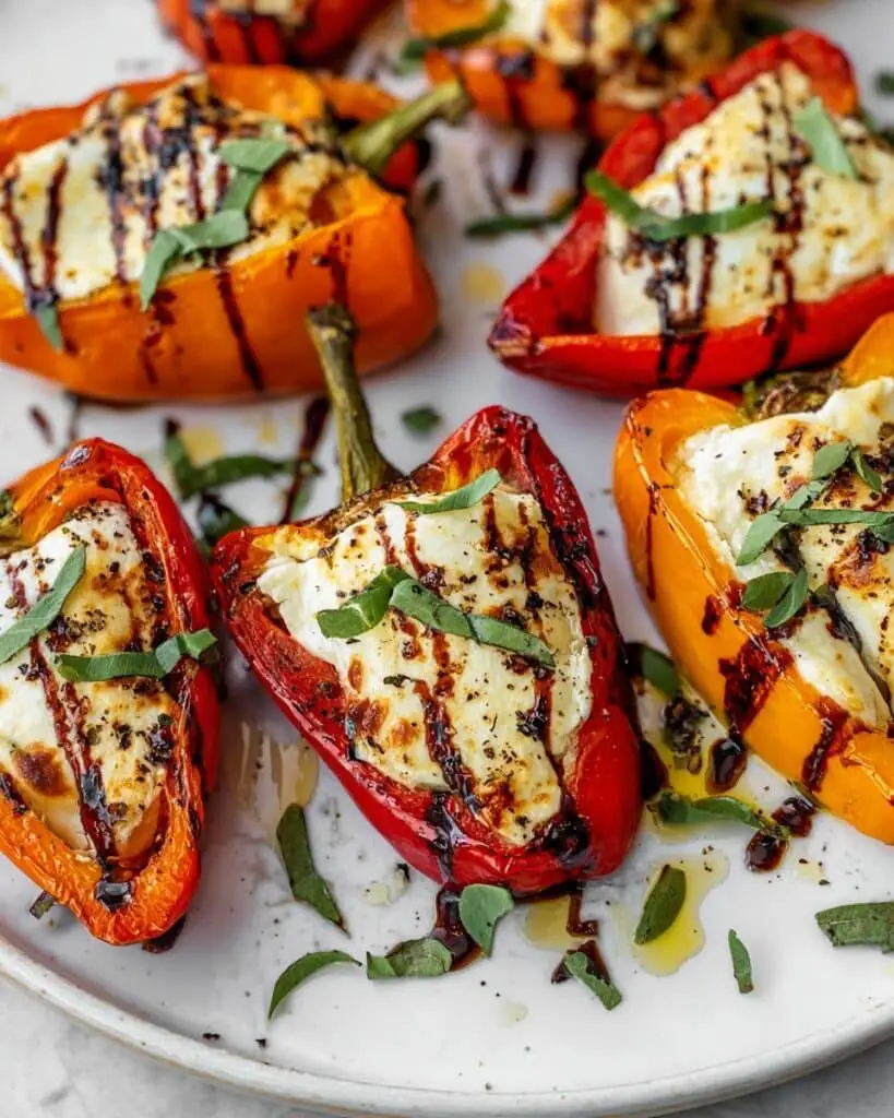 Stuffed Mini Peppers with Cream Cheese and Everything Bagel Seasoning Recipe