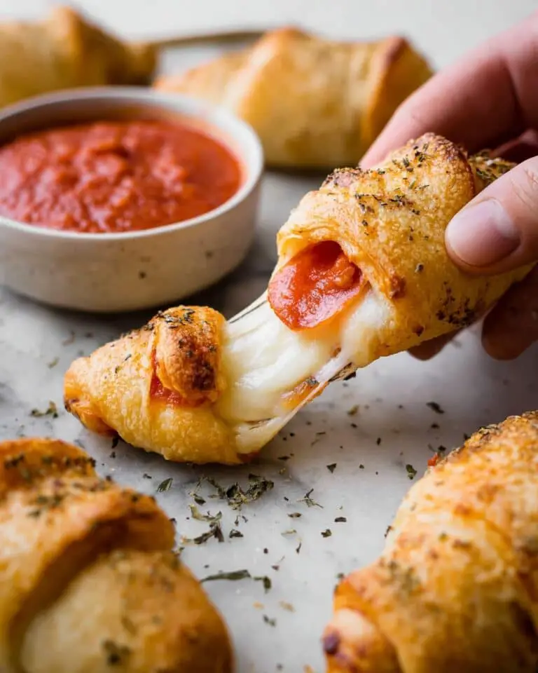 Pizza Stuffed Crescent Rolls Recipe