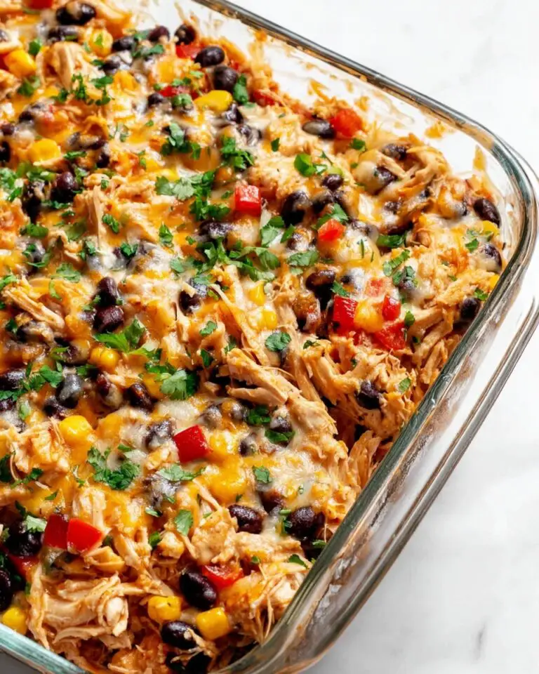 Quick and Easy Chicken Burrito Casserole Recipe