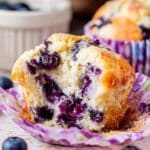 Blueberry Cottage Cheese Muffins Recipe