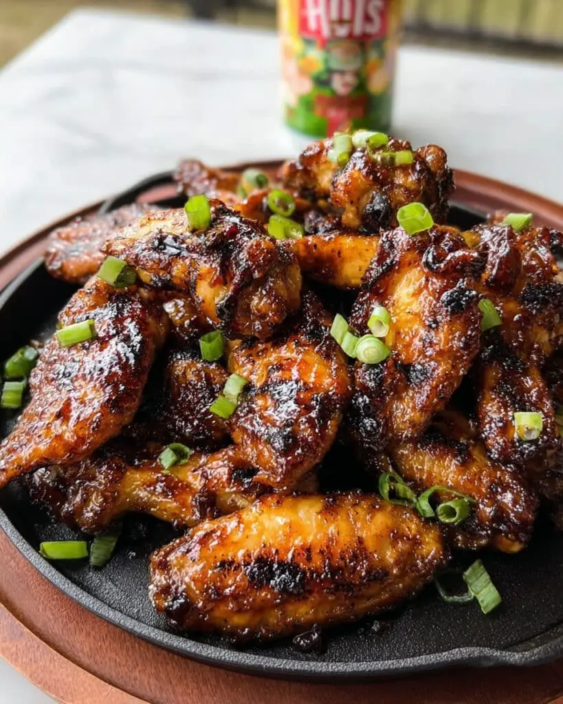 Smoked Hot Honey Chicken Wings Recipe