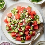 Watermelon Salad with Feta & Mint Recipe