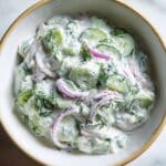 Creamy Cucumber Salad Recipe