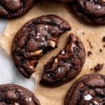Salted Caramel Dark Chocolate Cookies Recipe