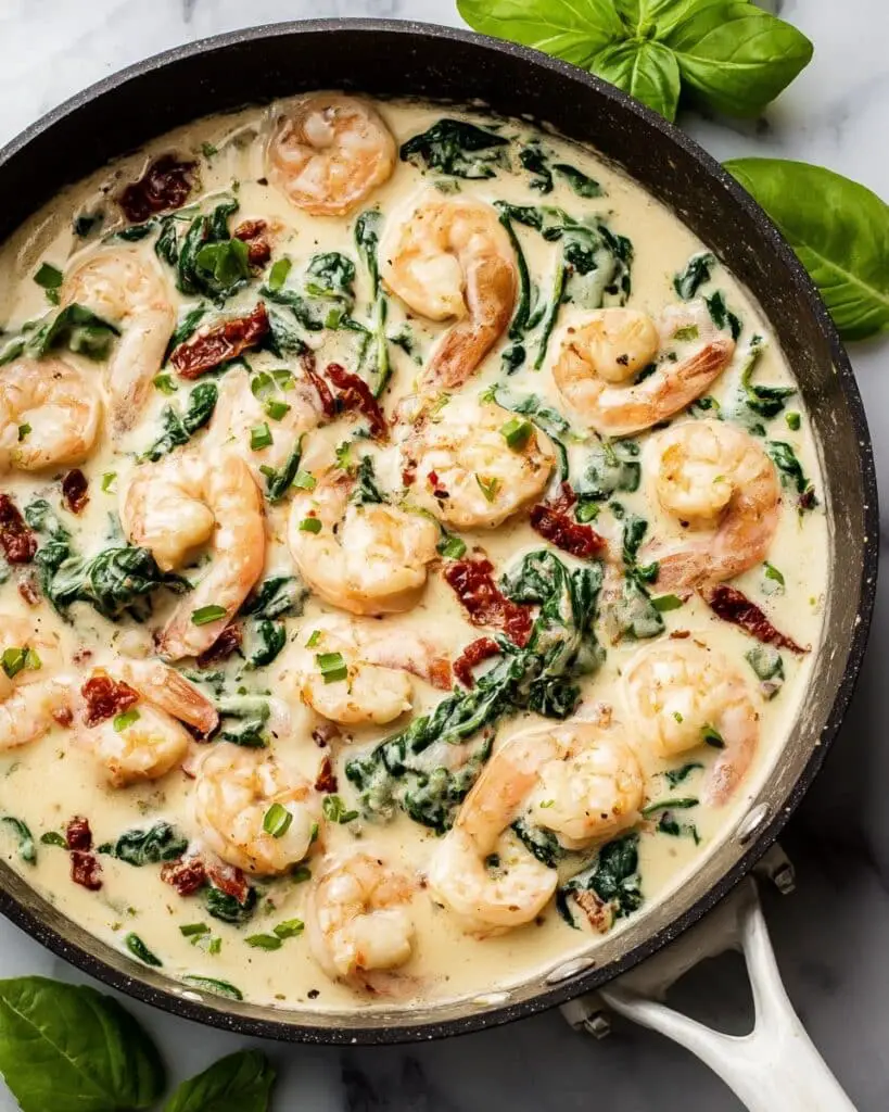 Creamy Tuscan Shrimp Recipe
