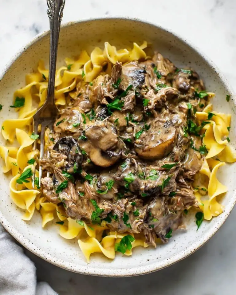 Slow Cooker Beef Stroganoff Recipe
