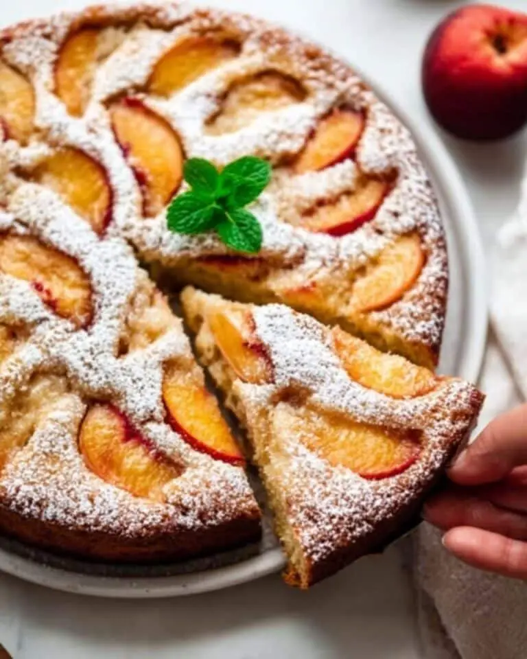 Fresh Peach Cake Recipe