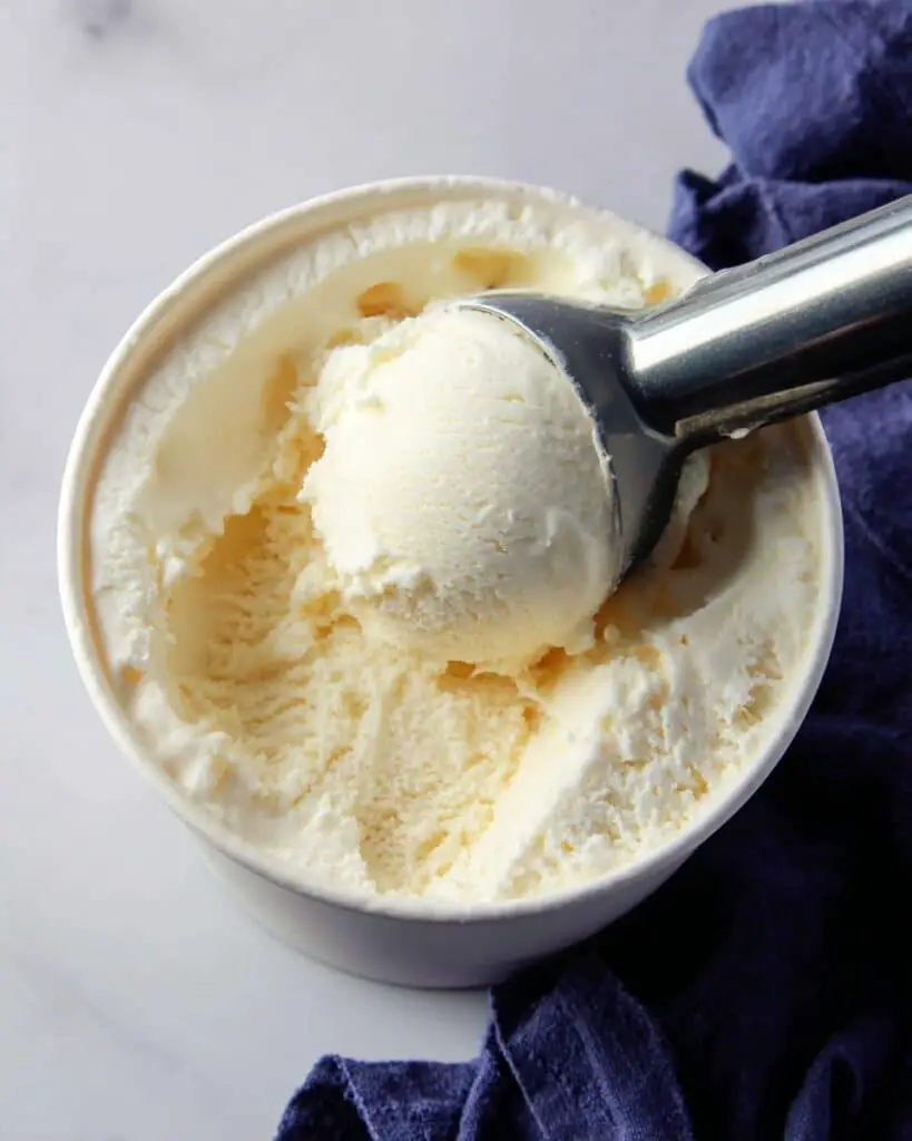 Vanilla Ice Cream Without Eggs Recipe